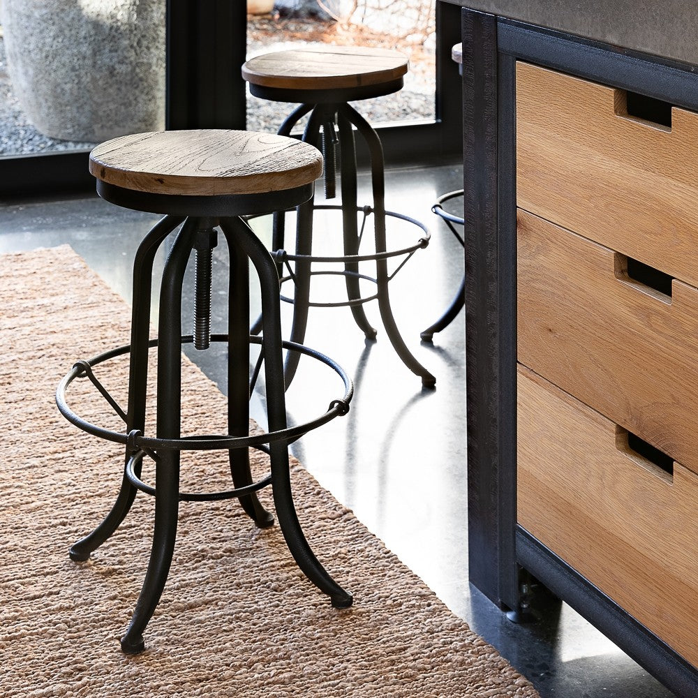 Clement Rustic Barstool