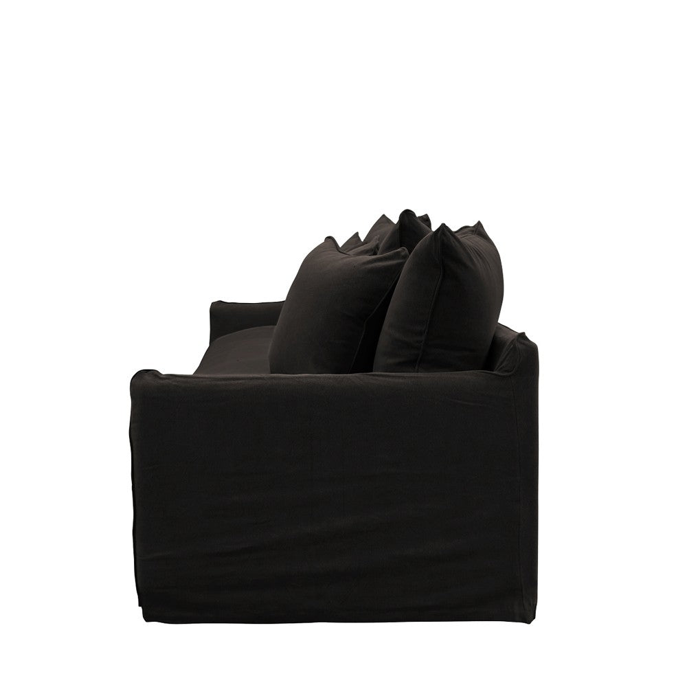 Lotus Slipcover Sofa 3 seater - Carbon