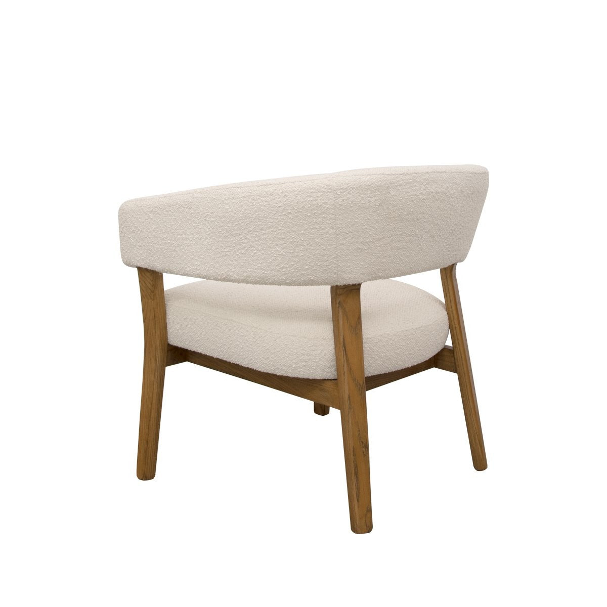 Tulsa Fabric Chair - Cream Boucle