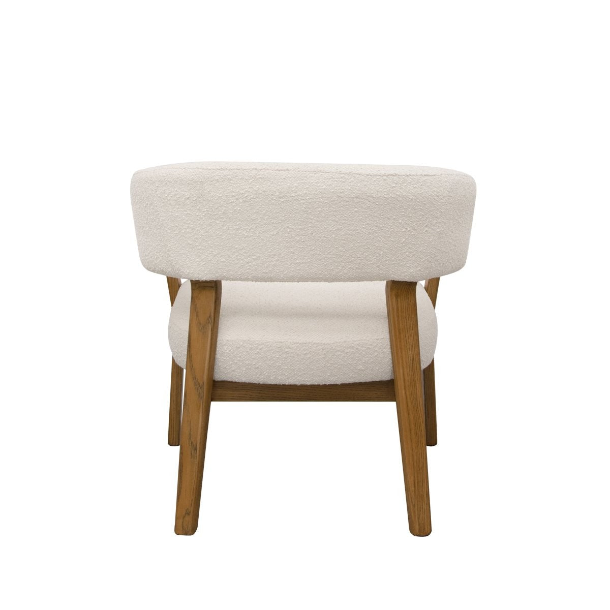 Tulsa Fabric Chair - Cream Boucle