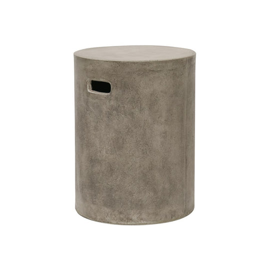 Concrete Pipe Side Table / Stool - Grey