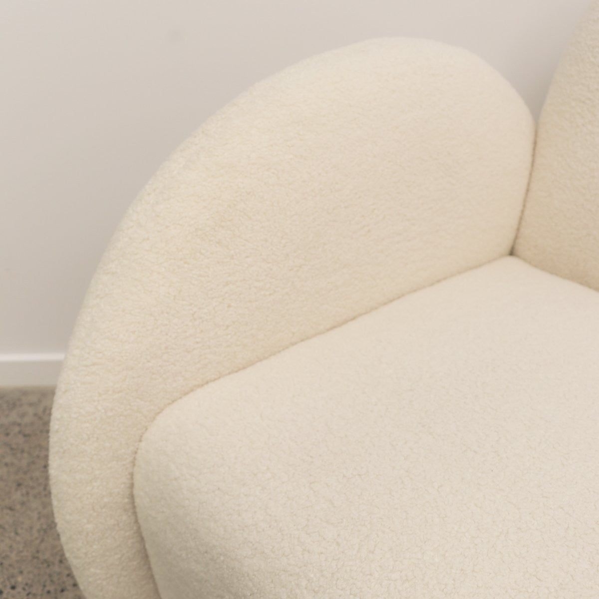 Snugg Swivel Armchair - Cream Shearling