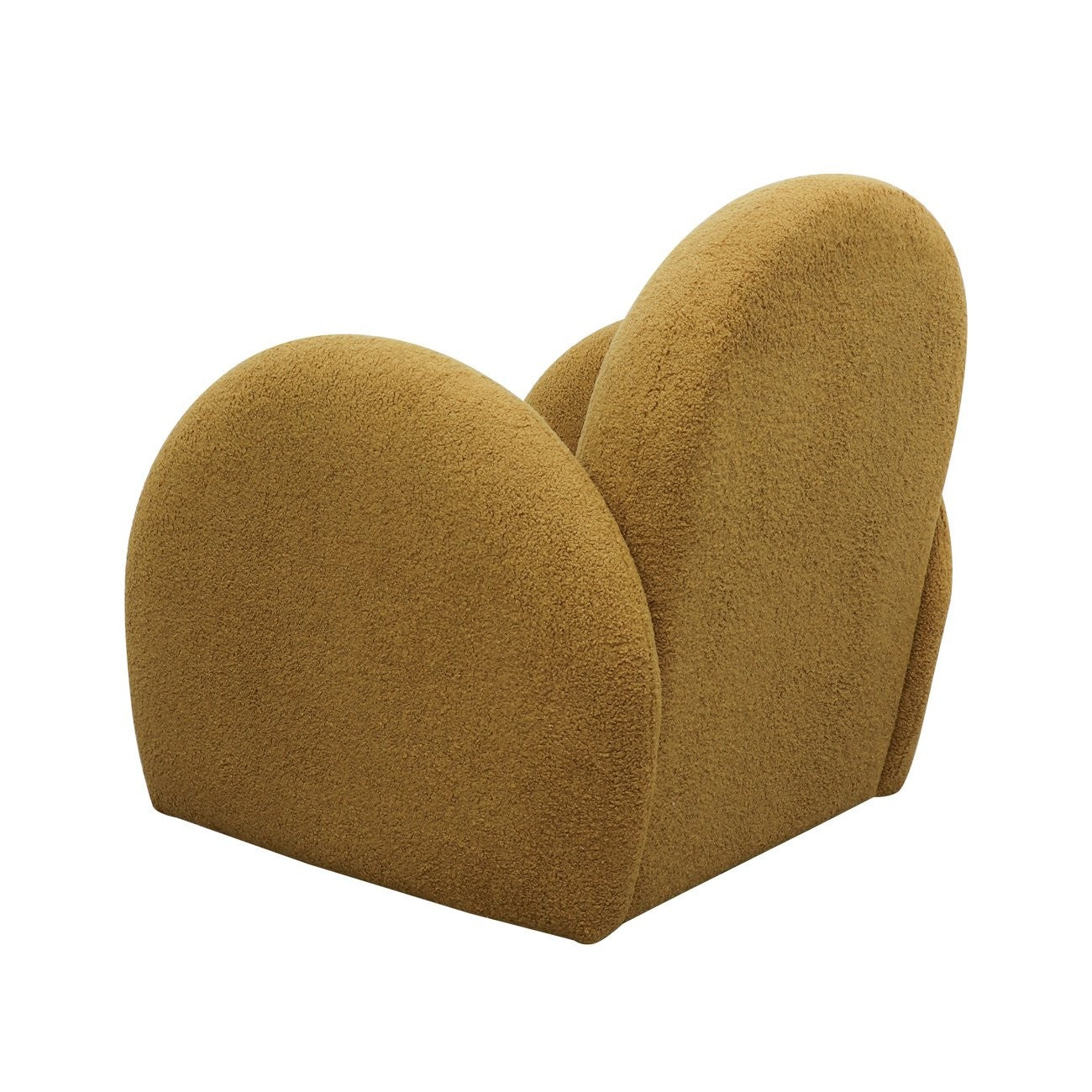 Snugg Swivel Armchair - Mustard Shearling