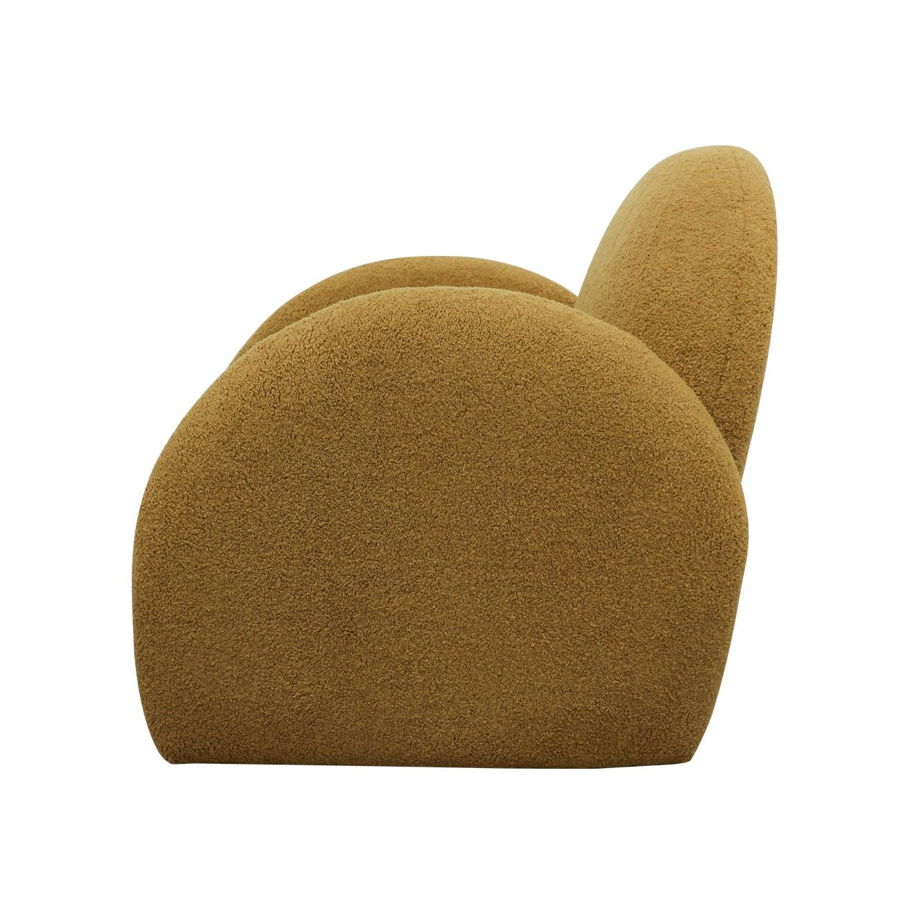 Snugg Swivel Armchair - Mustard Shearling