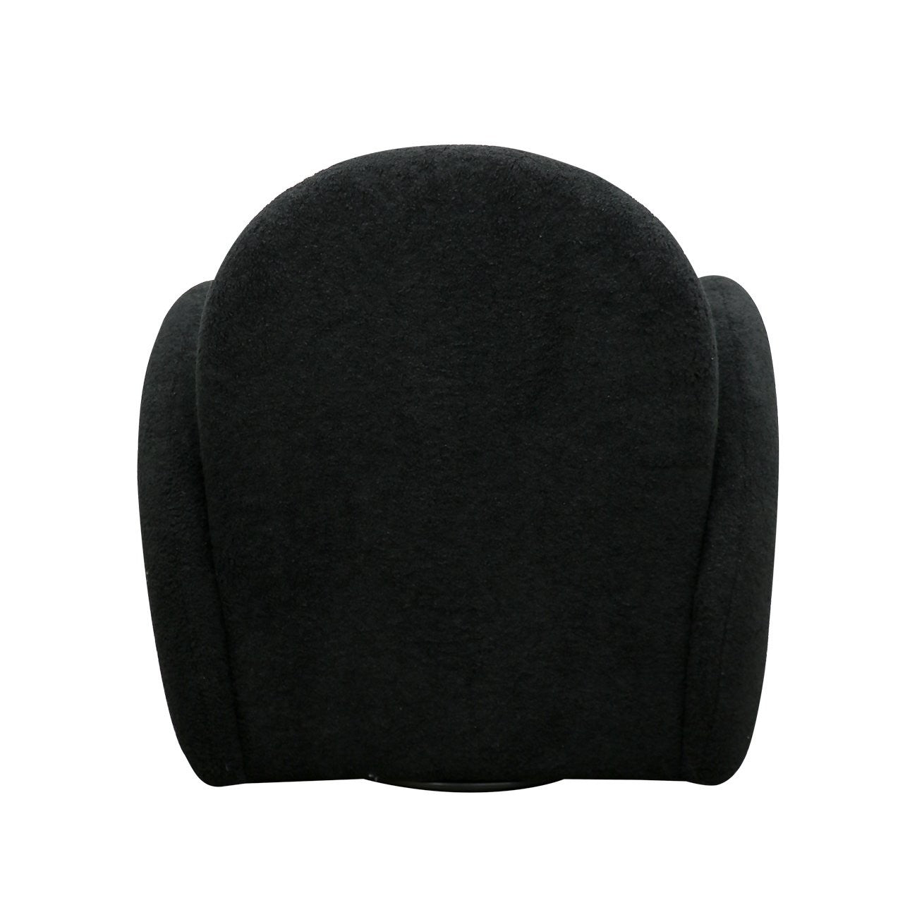 Snugg Swivel Armchair - Black Shearling