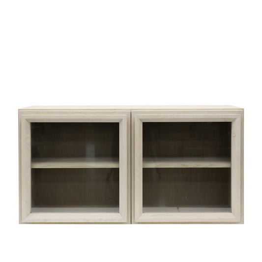 Lakewood 2 Door Cabinet - Brushed Light Grey