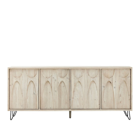 Inglewood 4 Door Sideboard - Grey White