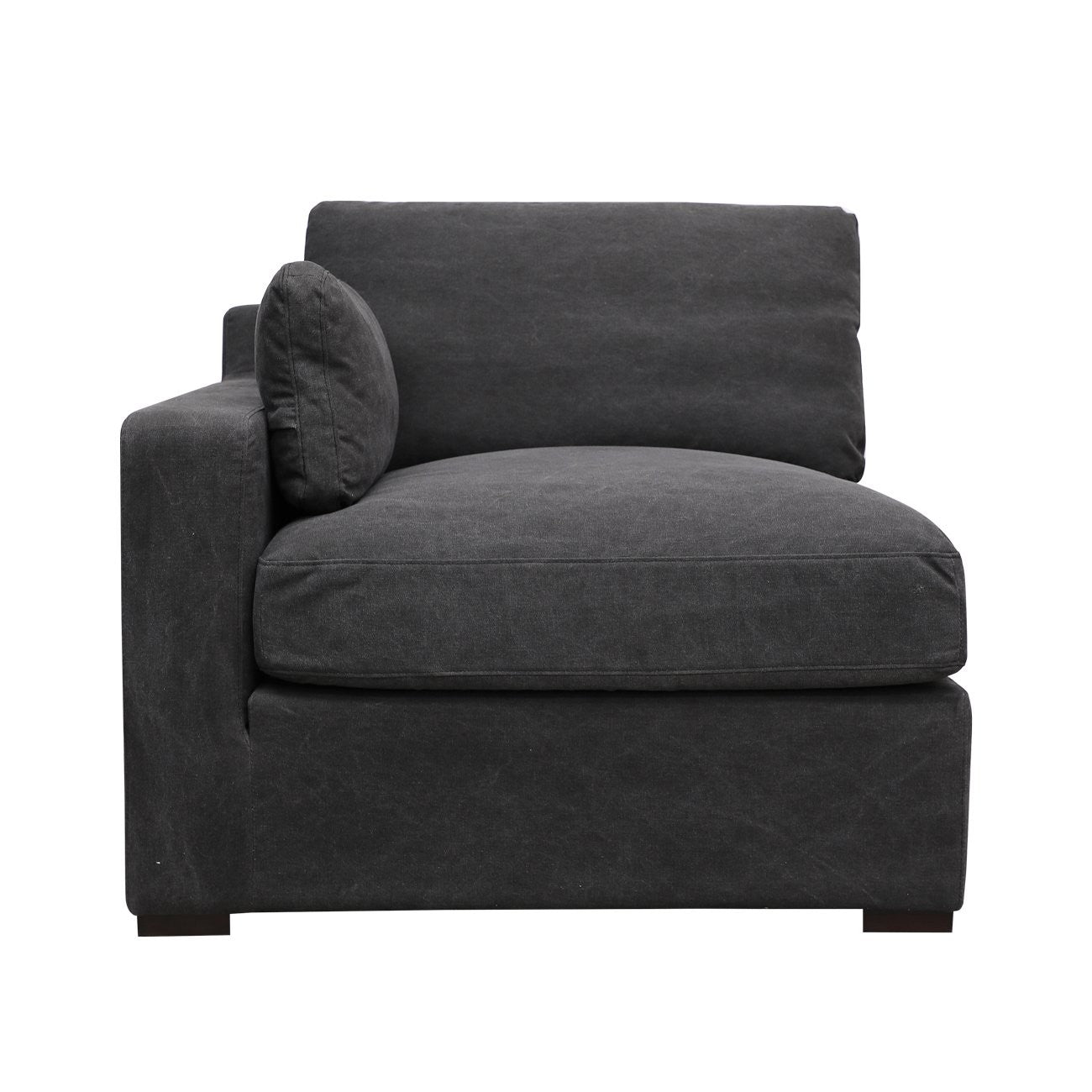 Lisbon Modular Sofa Left Hand - Relaxed Black