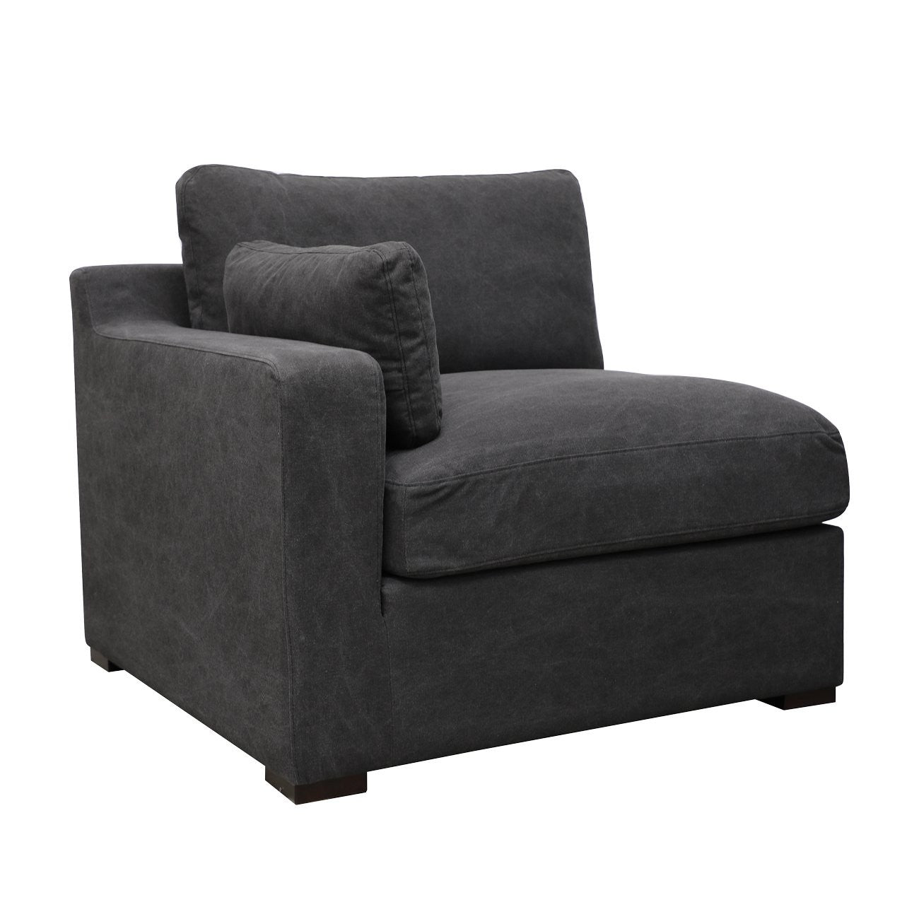 Lisbon Modular Sofa Left Hand - Relaxed Black