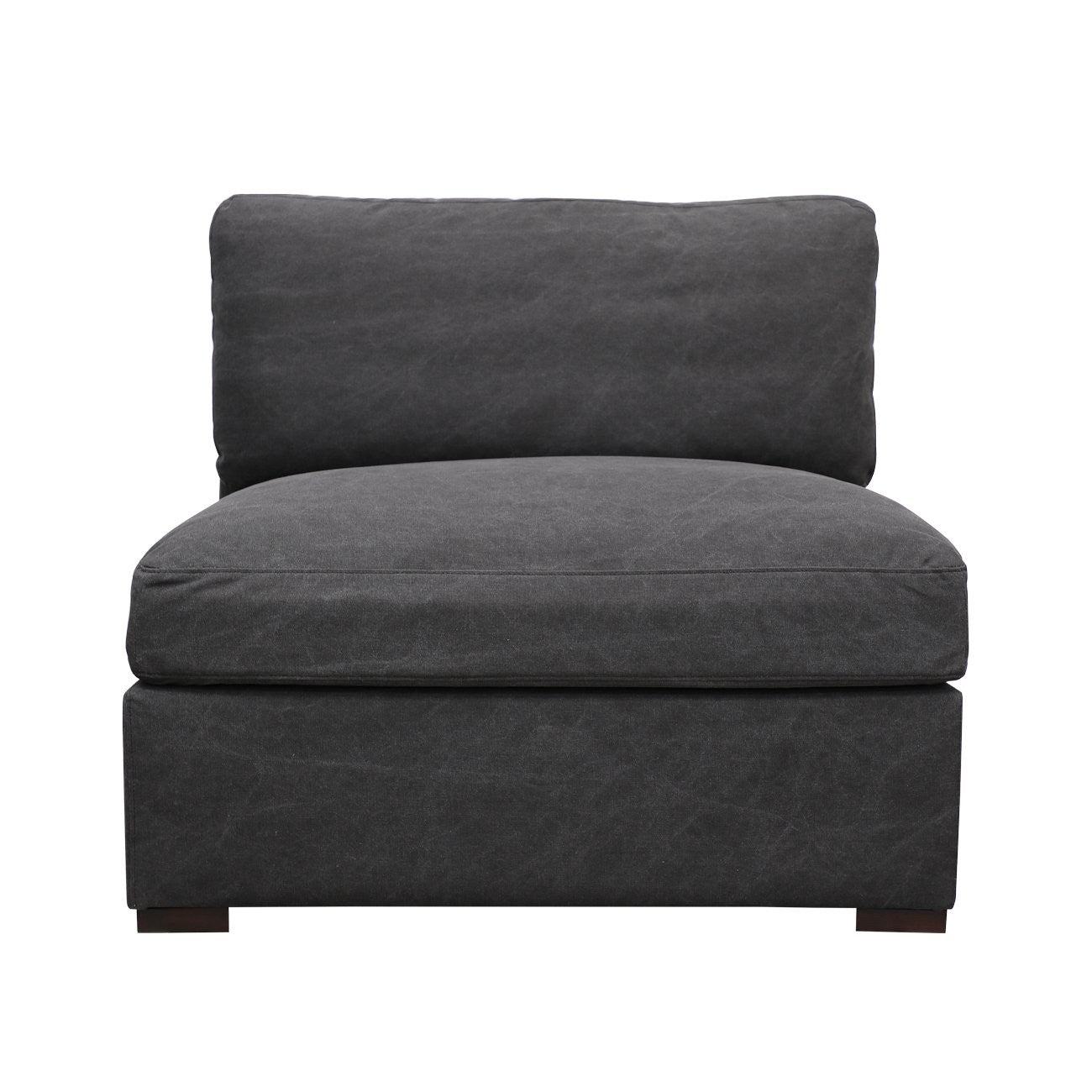 Lisbon Modular Sofa Single Seat - Relaxed Black