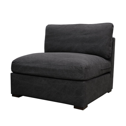 Lisbon Modular Sofa Single Seat - Relaxed Black