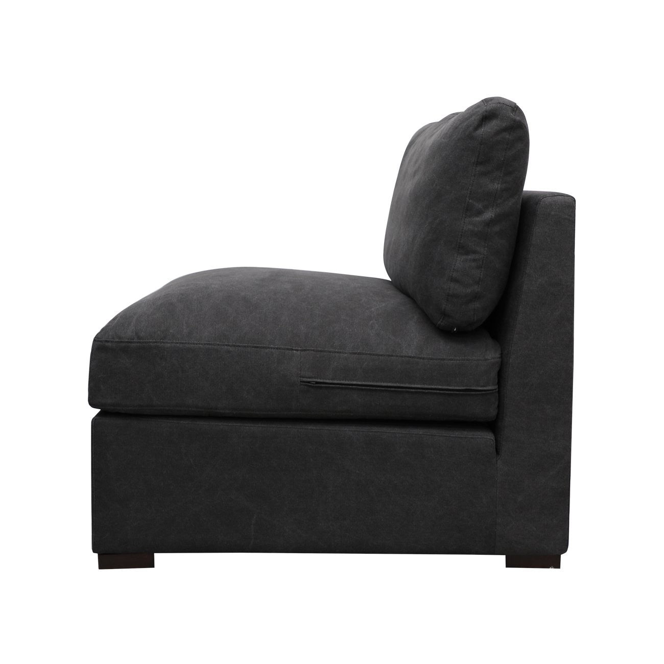 Lisbon Modular Sofa Single Seat - Relaxed Black