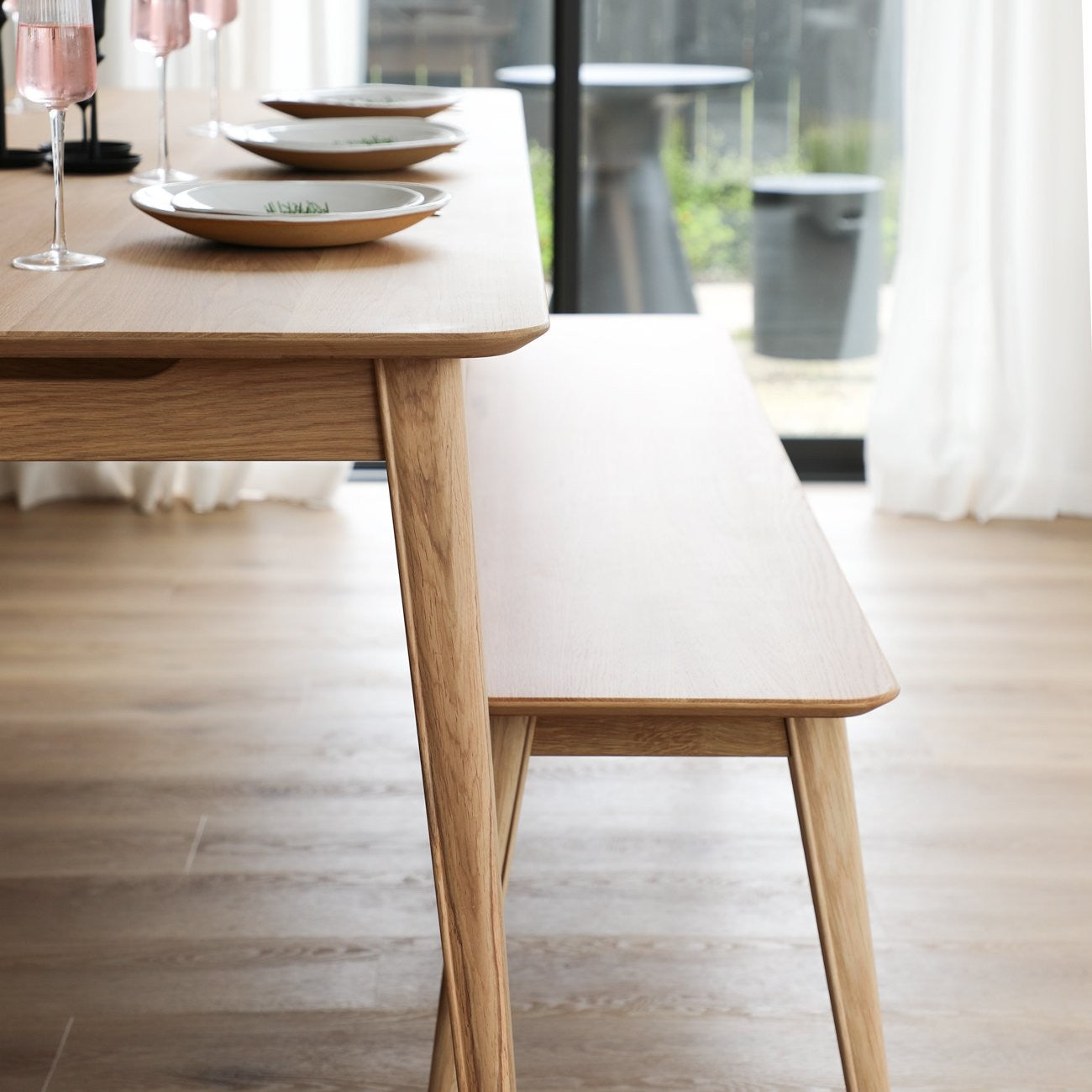 Rokke Bench Seat 150cm - Oak