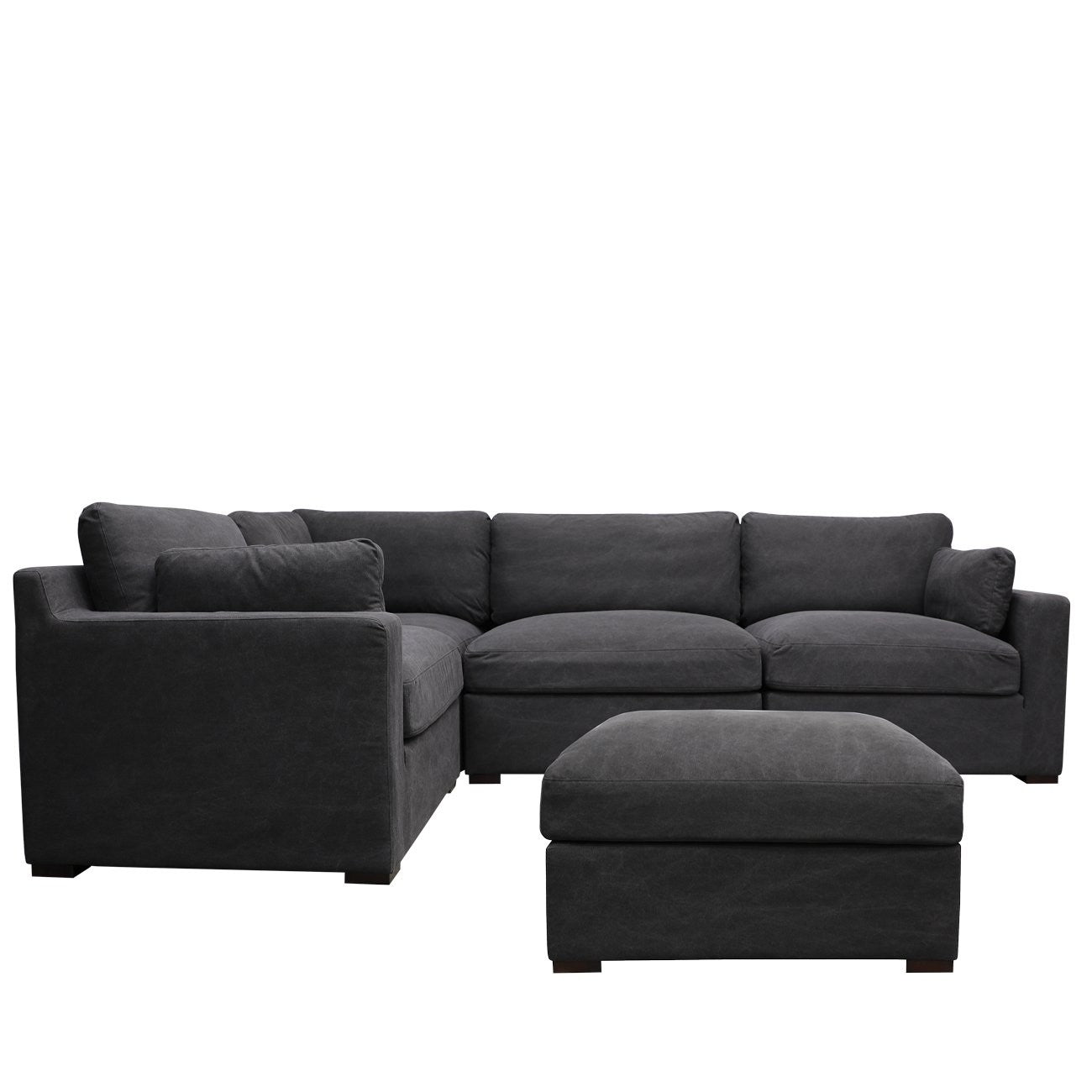 Lisbon Modular Sofa Single Seat - Relaxed Black