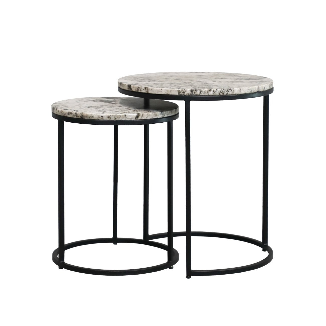 Monaco Nesting Side Table Set - Alaska