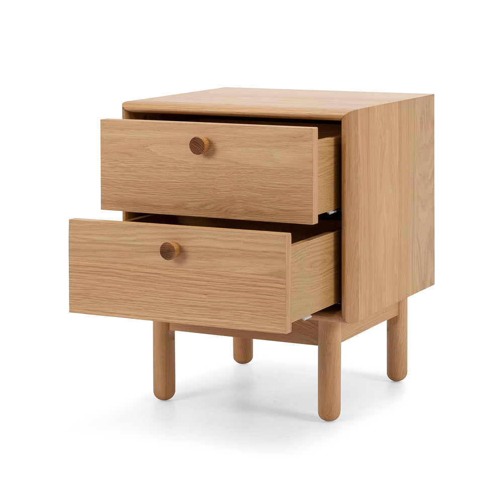 Rotterdam 2 Drawer Bedside Table