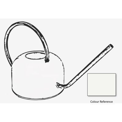 Corfu Watering Can 1.1L - White