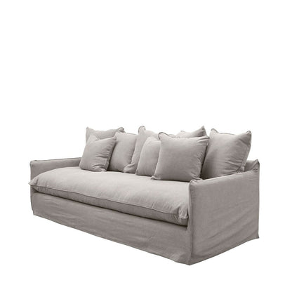 Lotus Slipcover Sofa 3 seater - Cement