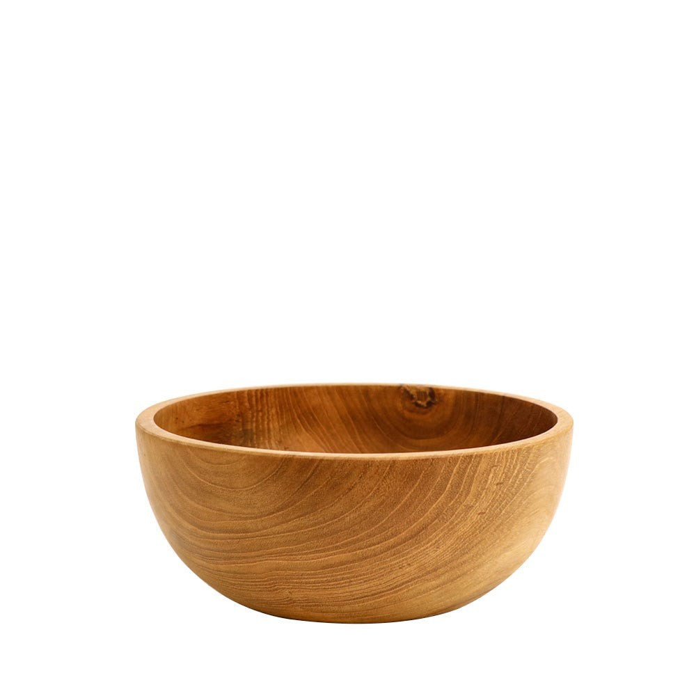 Teak Round Bowl - Medium