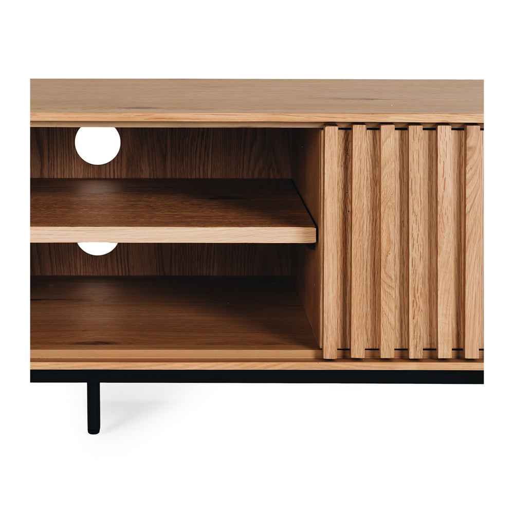 Linea TV Unit - Oak