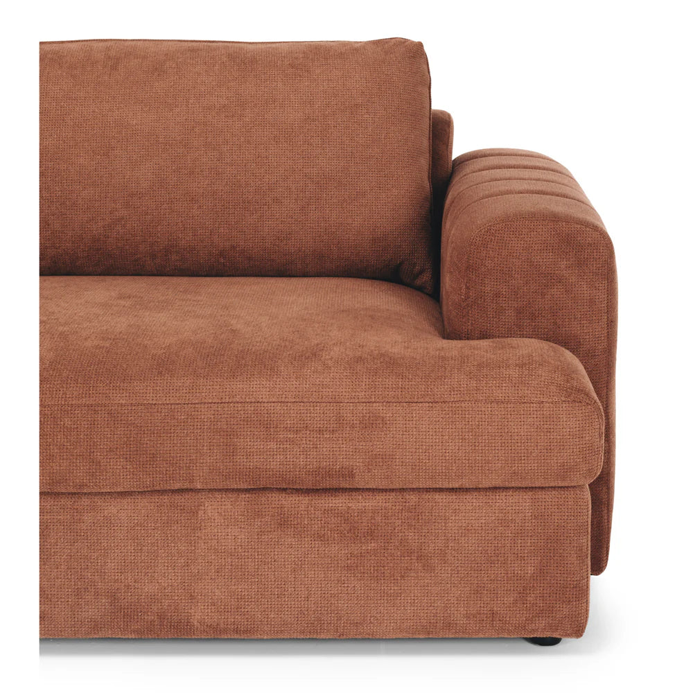 Gotto 4 Seater Sofa - Caramel