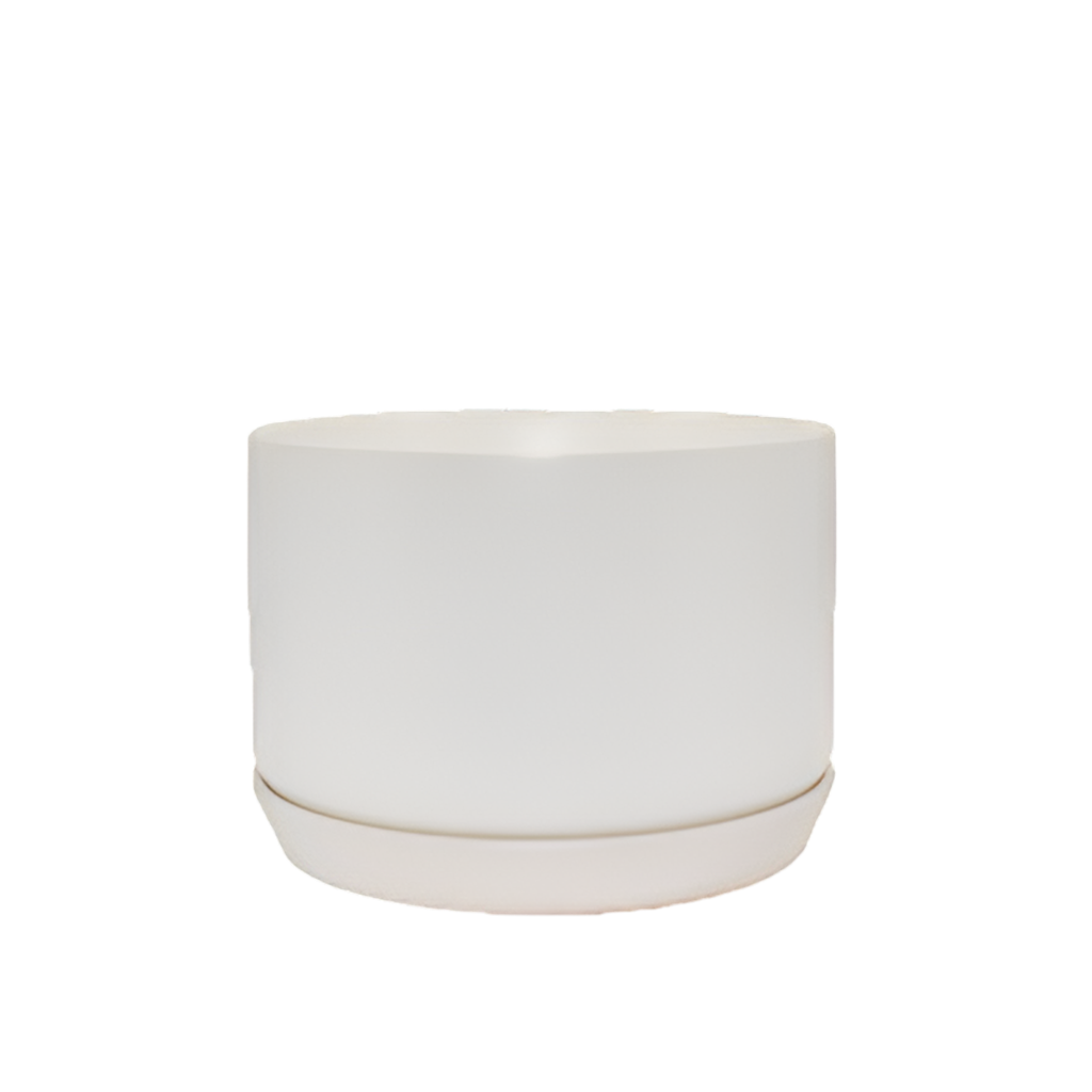 Wide Oslo Planter - White