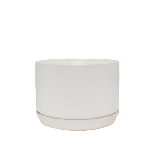 Wide Oslo Planter - White