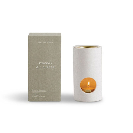 Synergy Oil Burner - White Limestone