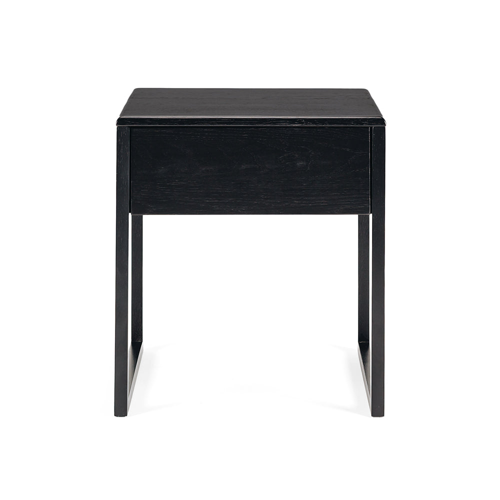 Avalon Bedside / Side Table - Black Oak