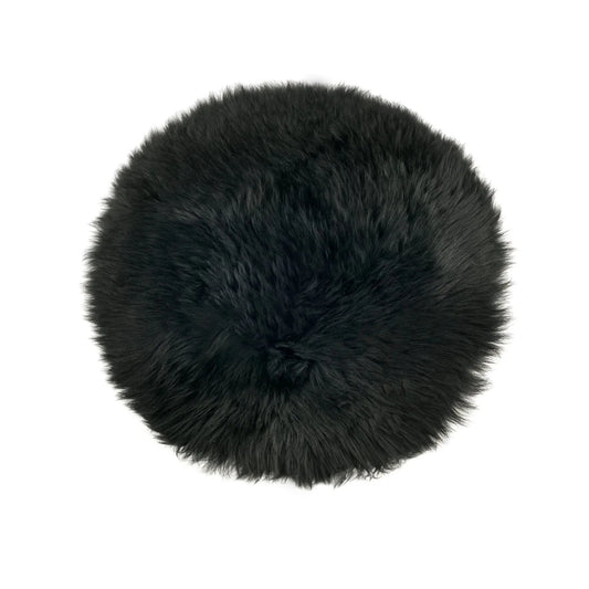 Sheepskin Seat Pad - Black