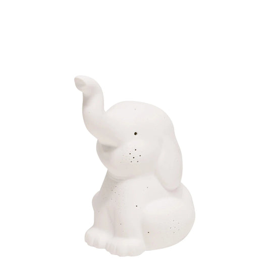 Table Lamp Elephant - Matt White