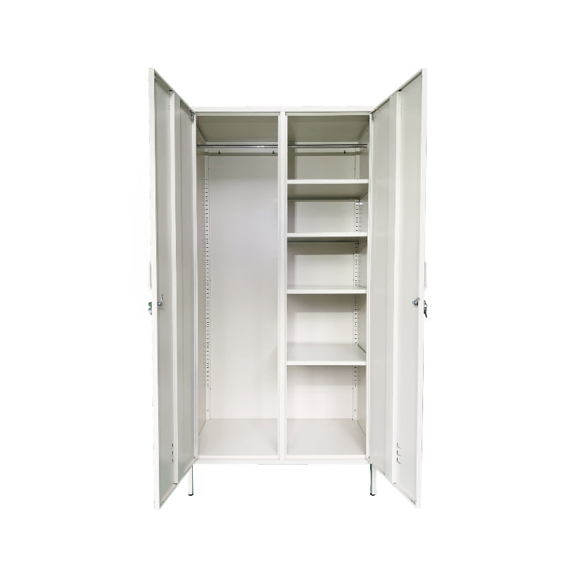 Clarence Contemporary Metal Locker - White