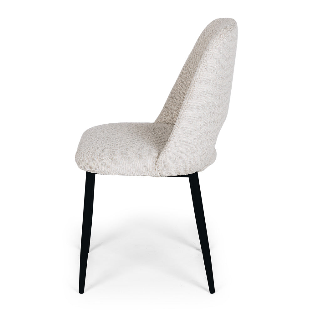 Cinderella Dining Chair - Pumice Boucle