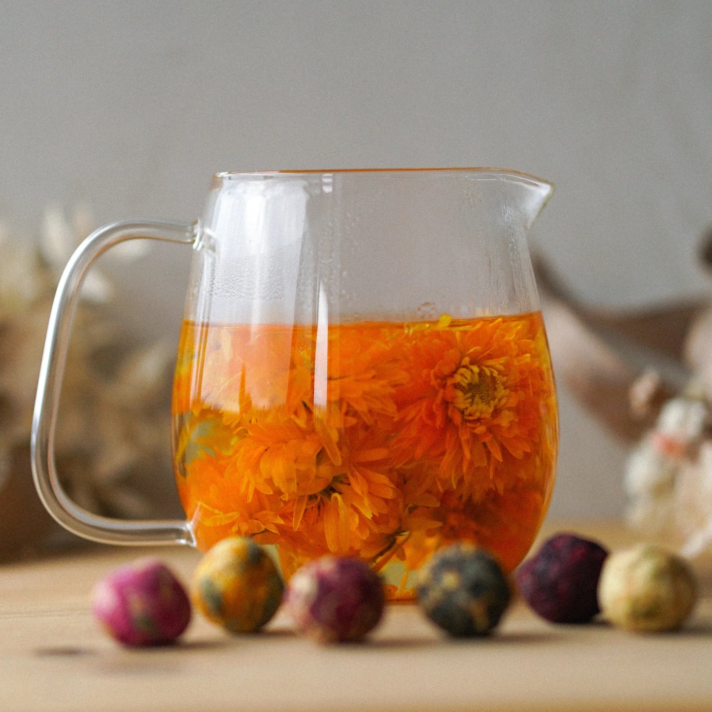 Blooming Tea Balls in Glass Tube