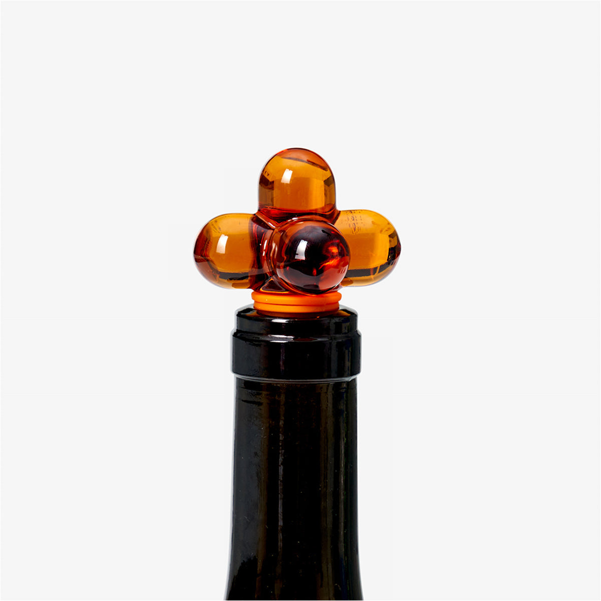 Hobknob Bottle Stopper - Amber