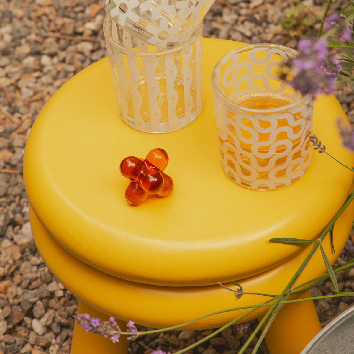 Hobknob Bottle Stopper - Amber