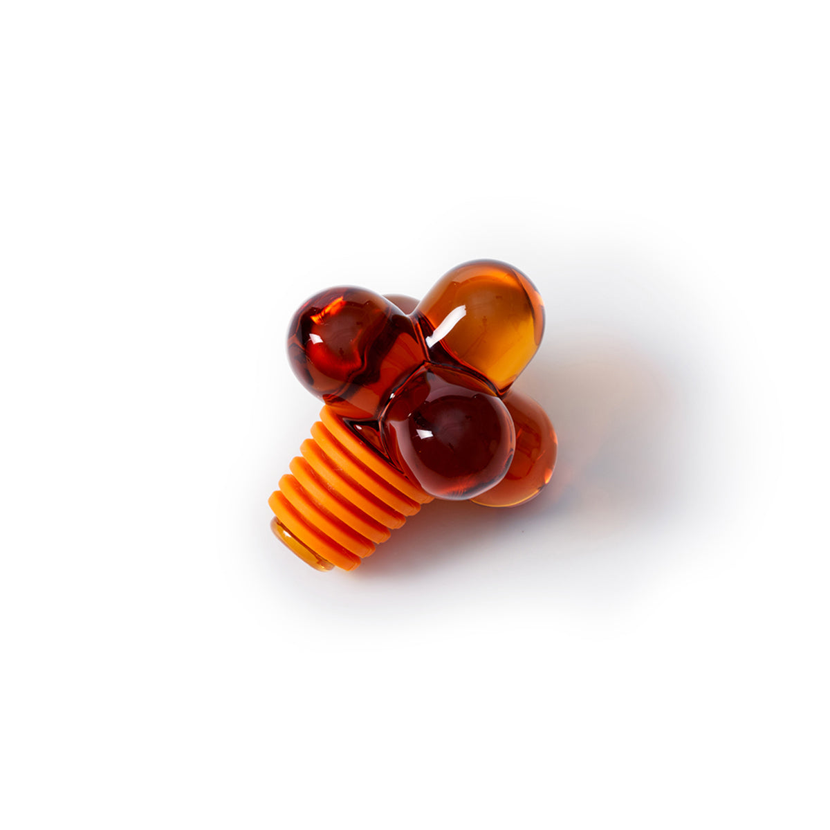 Hobknob Bottle Stopper - Amber