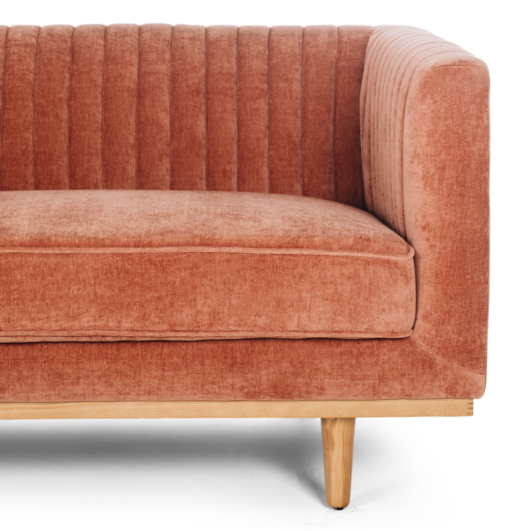 Madison 3 Seater Sofa - Amber Rose