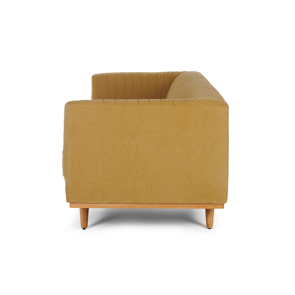 Madison 3 Seater Sofa - Honey Gold