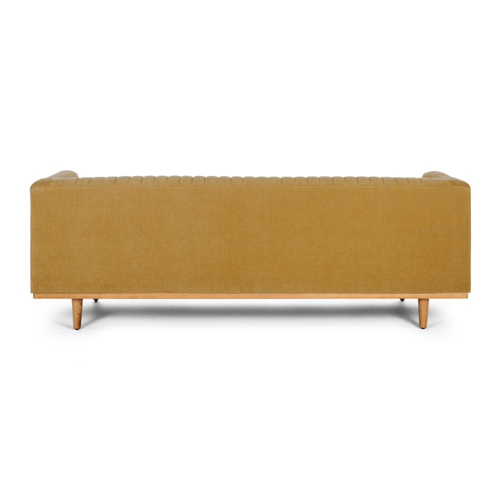 Madison 3 Seater Sofa - Honey Gold