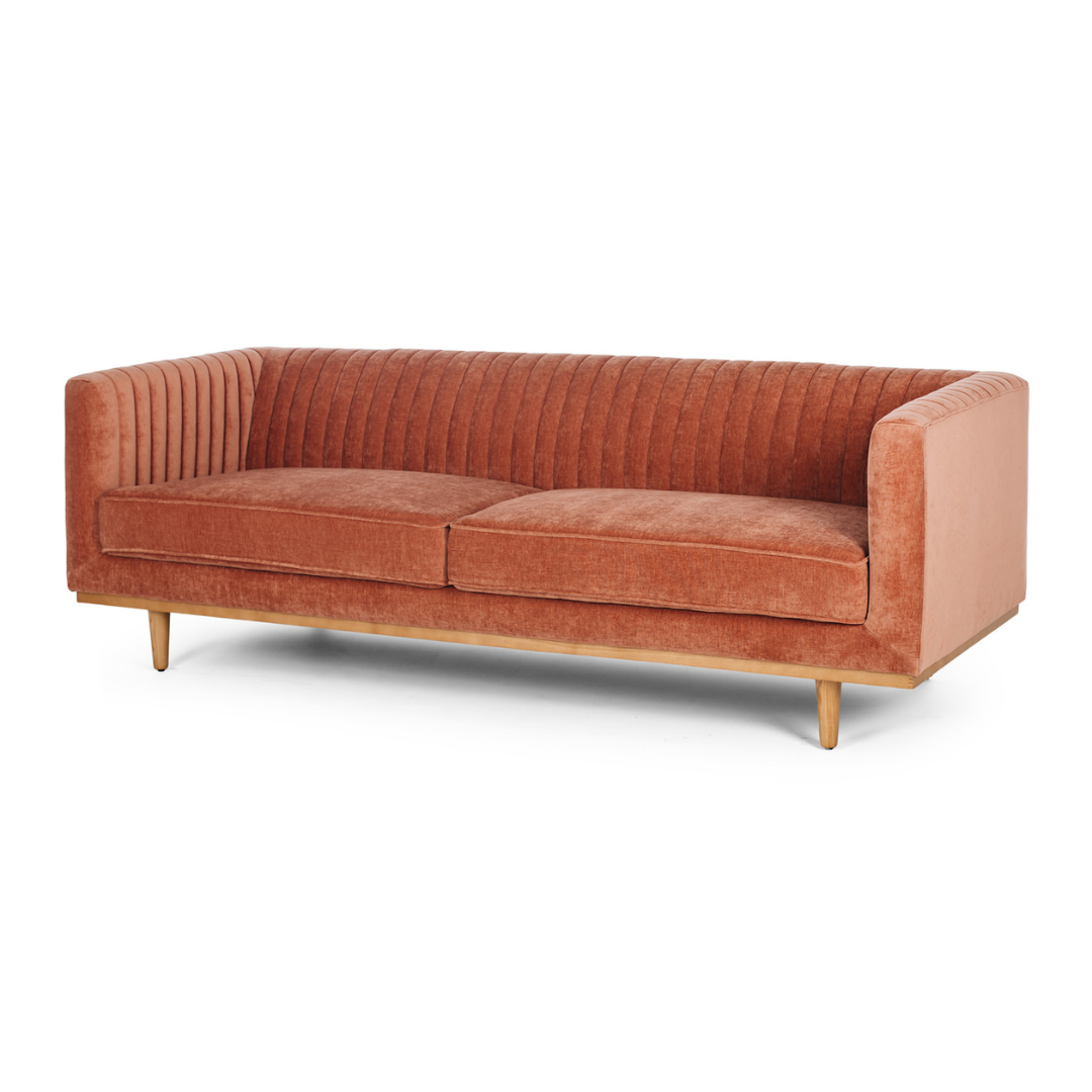 Madison 3 Seater Sofa - Amber Rose