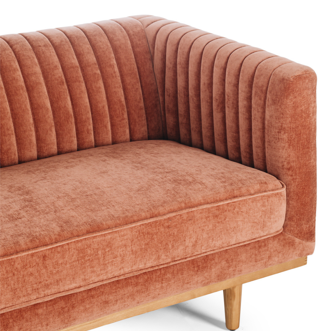 Madison 3 Seater Sofa - Amber Rose