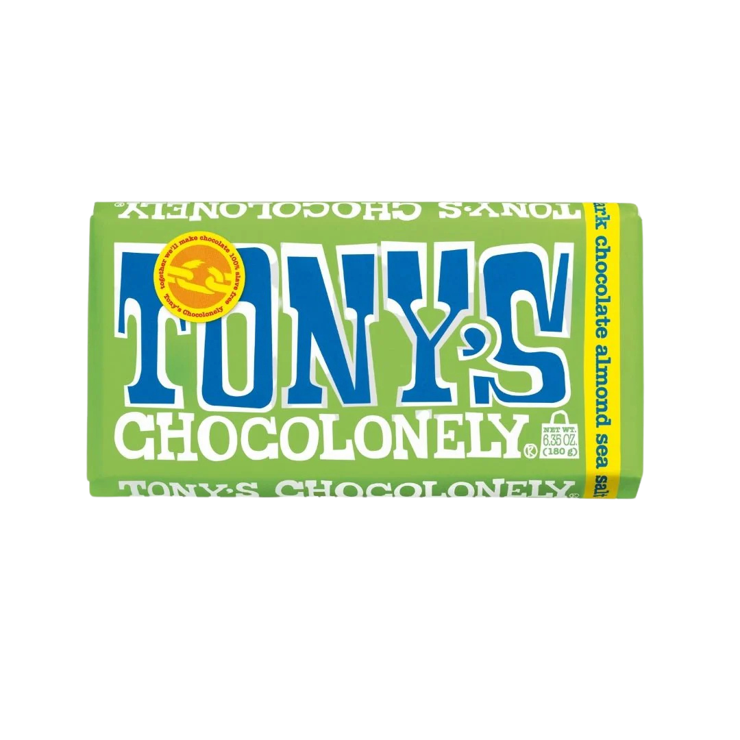 Tony's Chocolonely - Almond Sea Salt Dark Chocolate