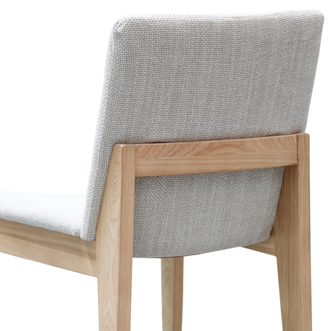 Clifton Fabric Dining Chair - Oatmeal