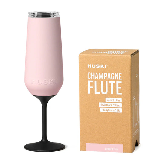 Huski Champagne Flute - Powdered Pink