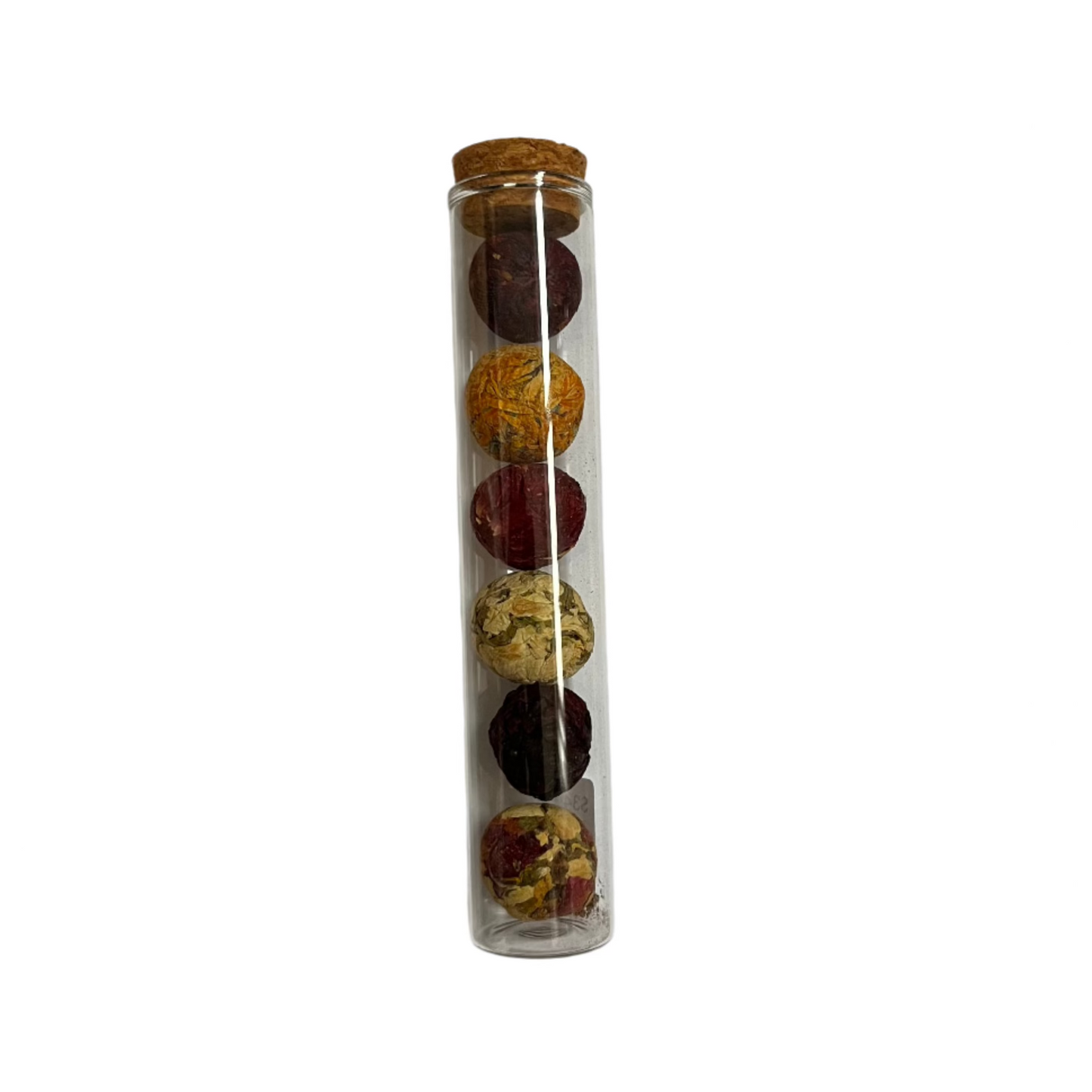 Blooming Tea Balls in Glass Tube