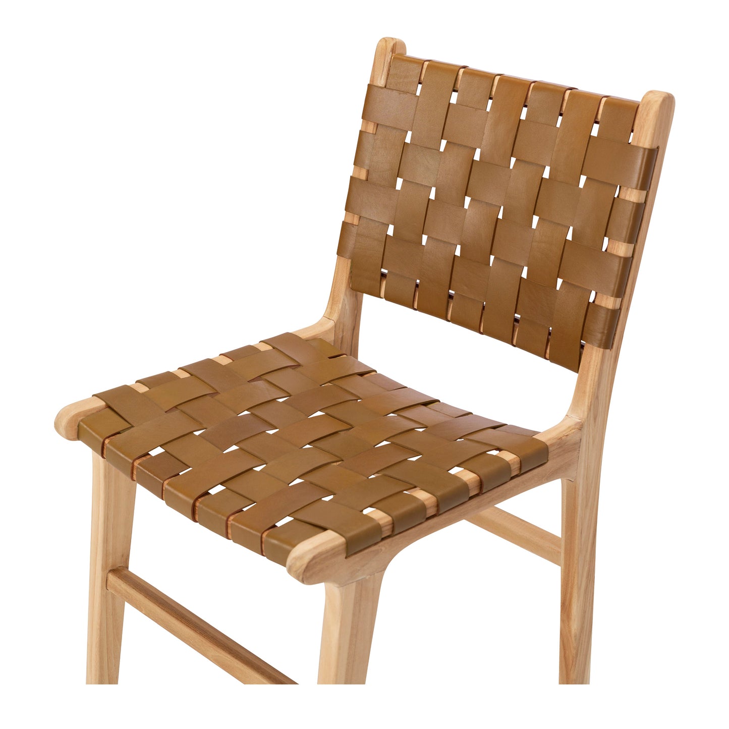 Indo Woven Dining Chair - Saddle