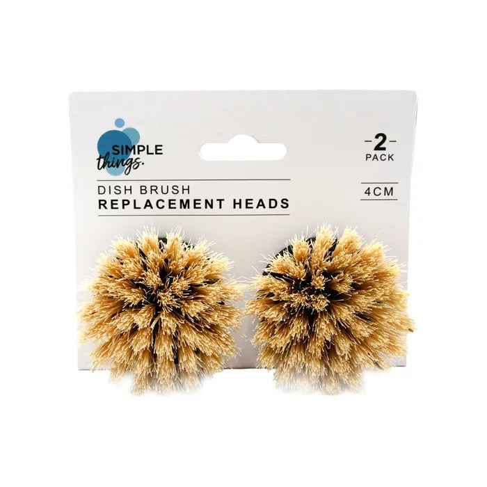 Simple Things Replacement Brush Heads 2 Pack - Black