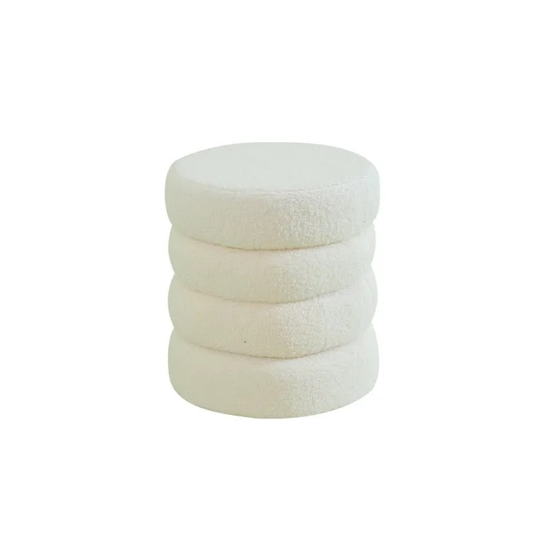 Baxter Ottoman - White