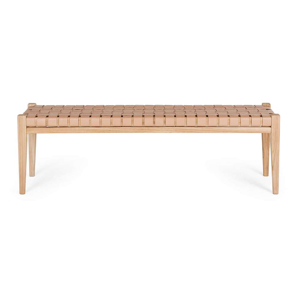 Indo Woven Bench - Plush